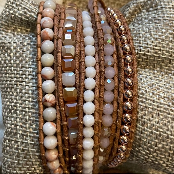 Victoria Emerson Bracelet Wrap Seraphina on Natural - Picture 2 of 6